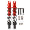 2Pcs 195mm RC Aluminium Damper for 94050 1/5 RC Gasoline OffRoad Cars(Red )