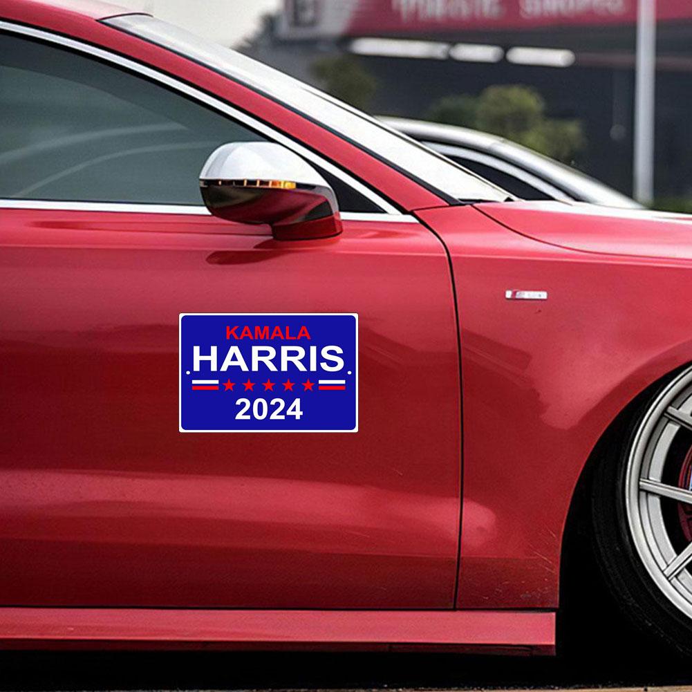 NEW High-end 15*10cm 1/10PCS For Harris Walz 2025 Stickers Support For Kamala Harris Tim Walz 2025 Presidential Campaign Bumper