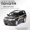 1:32 Toyota Land Cruiser Diecast Off-Road Model Car Toy Ornament
