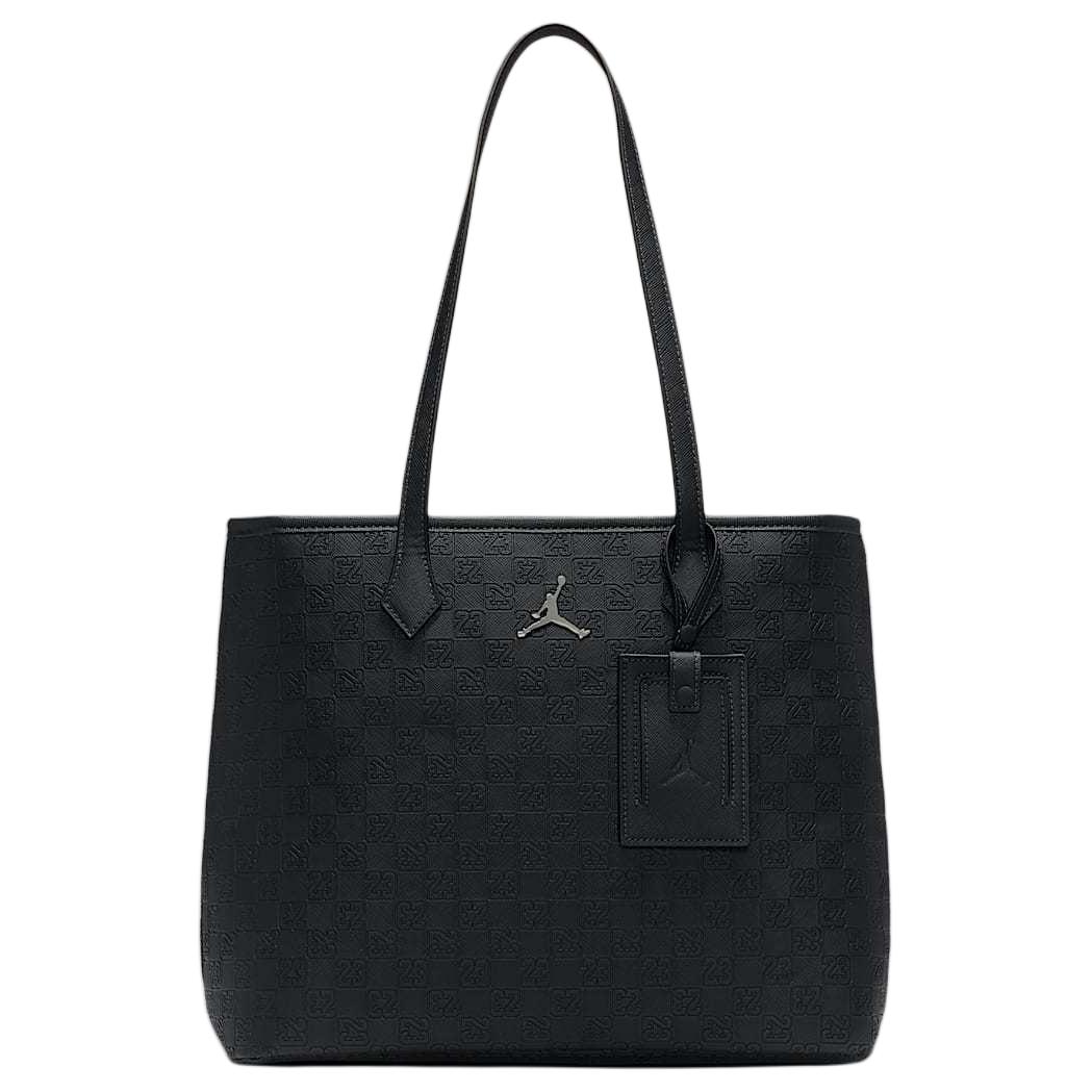

Jordan Monogram Polyurethane Tote Bag, Shopping Bag, Handbag, Shoulder Bag Unisex Black Jordan HV2860-045 чёрный
