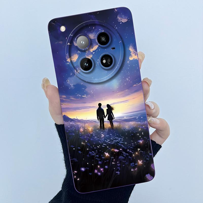 For Infinix Zero 40 4G 5G Phone Case X6861 X6860 Cover Fashion Simplicity Oil Painting Floral Soft Silicone Shell Zero40 Fundas