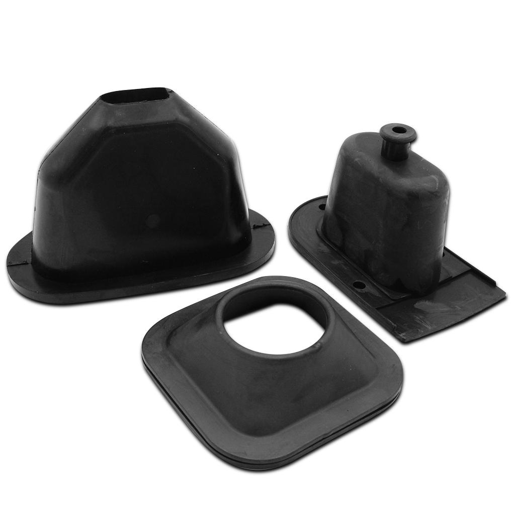 3 Pieces Handbrake Lever Rubber Gaiters Dust Covers Stick Protectors