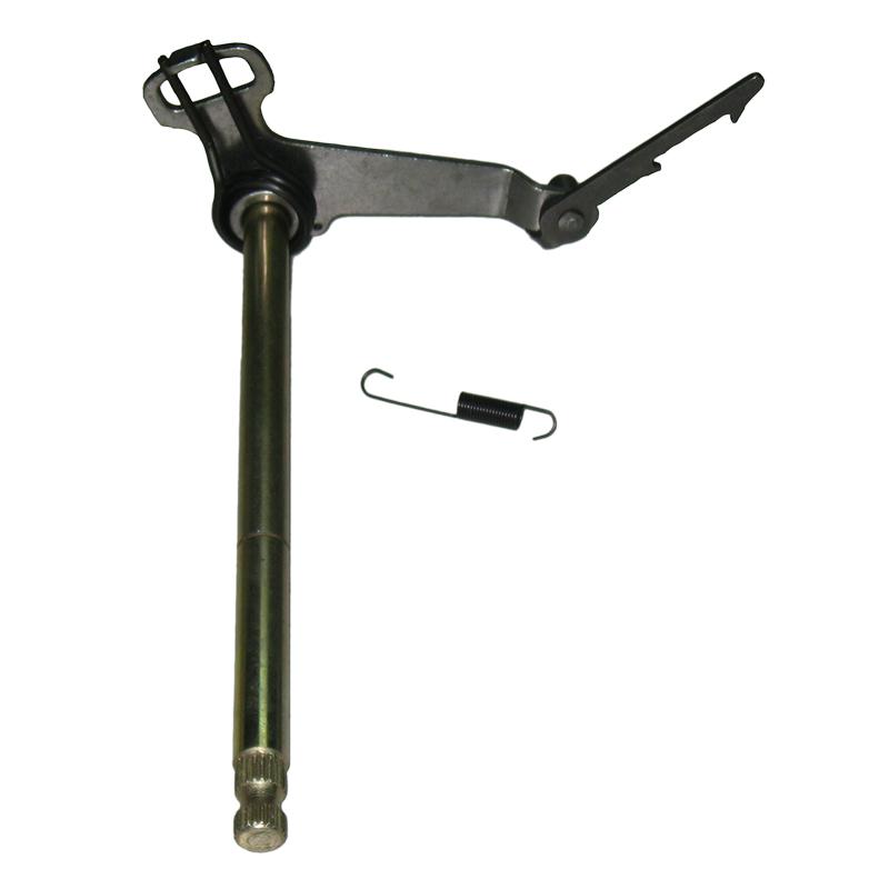 Motorcycle Gearshift Spindle Axle for SUZUKI QINGQI Haojue Jingcheng QJmotor AX100 HJ100 JC100 2 Stroke Engine Gear Shaft Parts AX100