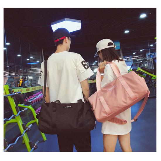 Stilvolle Outdoor Wasserdichtes Nylon Sport Fitnessstudio Herren Damen Training Fitness Reisen Yogamatte Tasche Sporttasche