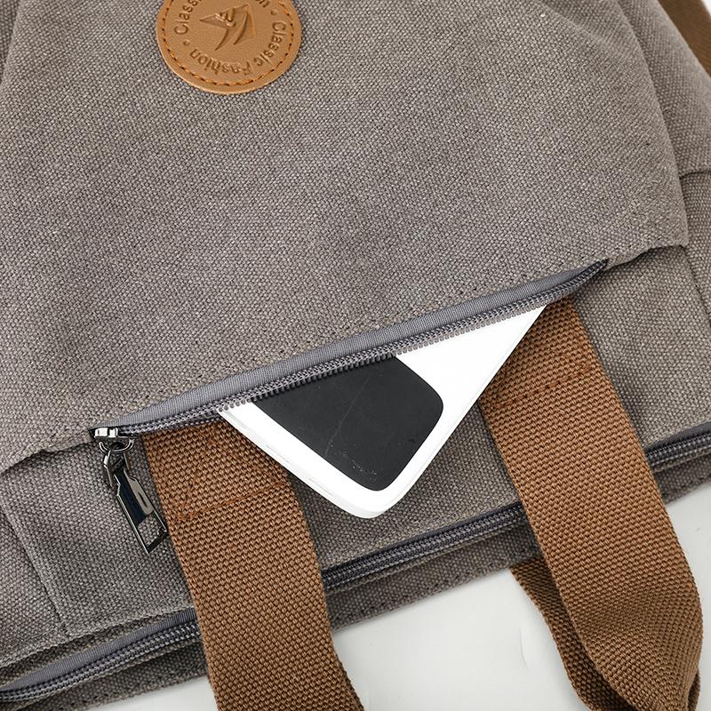 Women's Canvas Bag Large Capacity Crossbody Bag Shoulder Bag