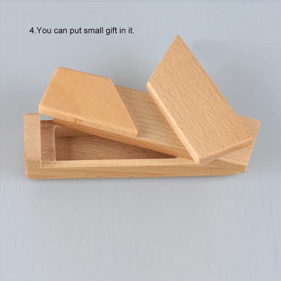Puzzle Toy High Durability Relieve Boredom Wood Brain Teaser Gift Box