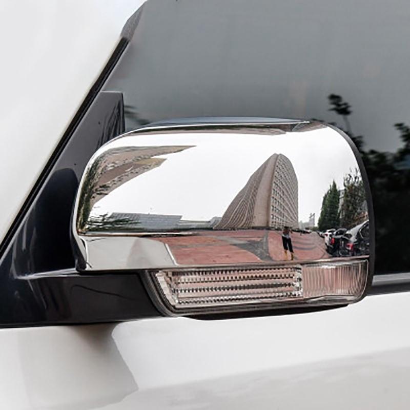 ABS Chrome Side Mirror Decorative Covers Trims for Mitsubishi Pajero 2007-