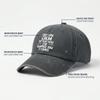 [Washed Baseball Cap] Letter "I MAY LOOK CALM BUT IN MY HEAD I'VE SLAPPED YOU 3 TIMES" Print Adjustable Curved Brim Hat, Unisex Lightweight Casual