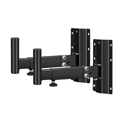 1 Çift Hoparlör Duvar Montaj Braketleri Hoparlör Standları 110 lbs'ye Kadar Destekler Tüm Metal Kalınlaştırılmış