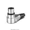 3 Pole XLR Connector 90 Degree Male Female XLR Adapters 3 Pin Microphone Plug Cable Connector 3XUF