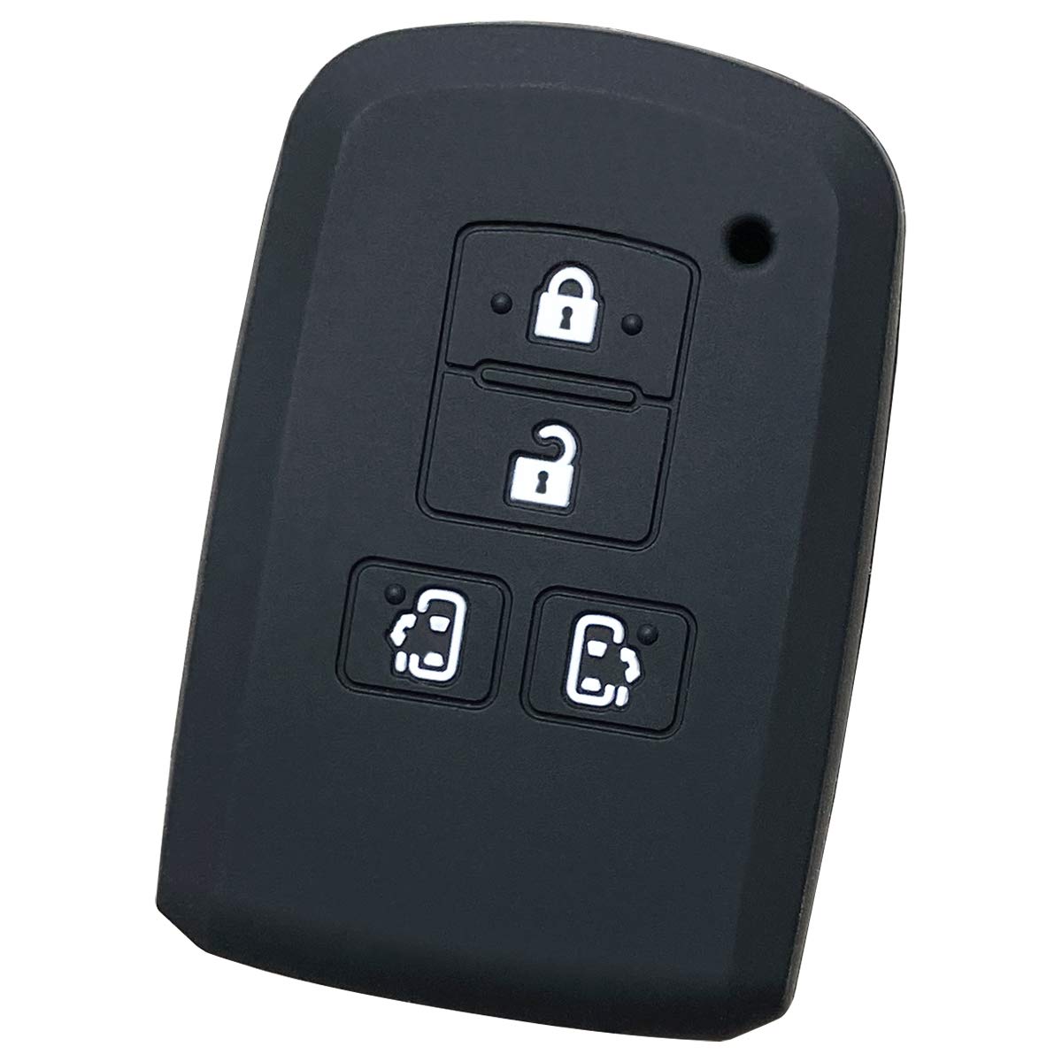 

[ИКТ] Силиконовый чехол для смарт-ключа для автомобилей Toyota, 4 кнопки, двусторонняя сдвижная конструкция, черный/Voxy/Noah/Esquire/Alphard/Velfire/Sienta, чёрный