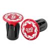1 Pair Universal Bike Handlebar Plugs Flame Pattern Handlebar Grip End Plugs  Folding Bicycle