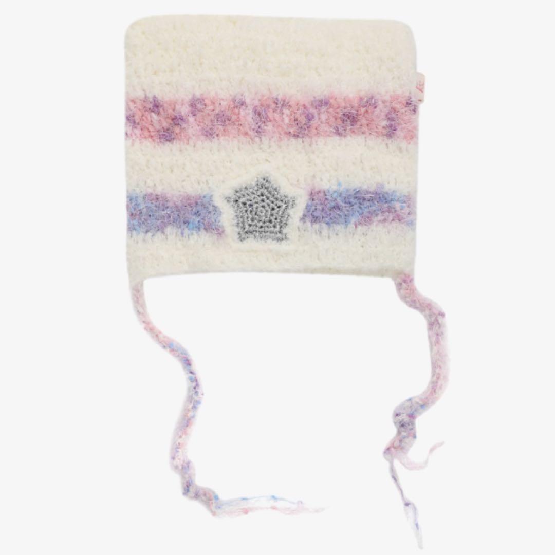 

[Б/У] ВЯЗАНАЯ КРЮЧКОМ ШАПКА LESSERAFIM от Сакуры Мияваки