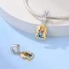 Charm Bead Component Copper Metal Painter's Palette Artist High Quality Fine Jewelry Bead Components Pendant Bead Component Compatible With Authentic