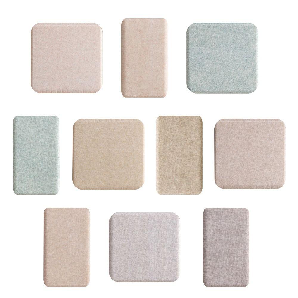 Thicken Tatami Self-adhesive Wall Mat Soft Back Living Room Wall Deco  Living Room