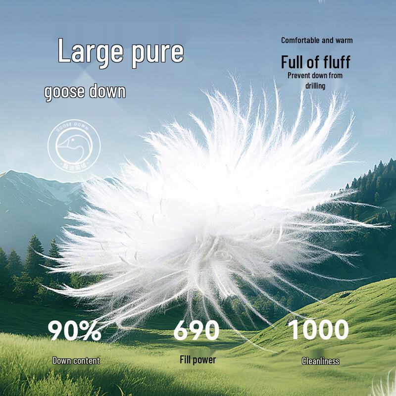 Snow Flying Goose Down Couple Jacket