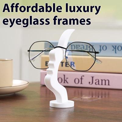 Eyeglass Stand Glasses Stand Bar Shape Human Side Face Interesting Simple Glasses Stand Ornaments
