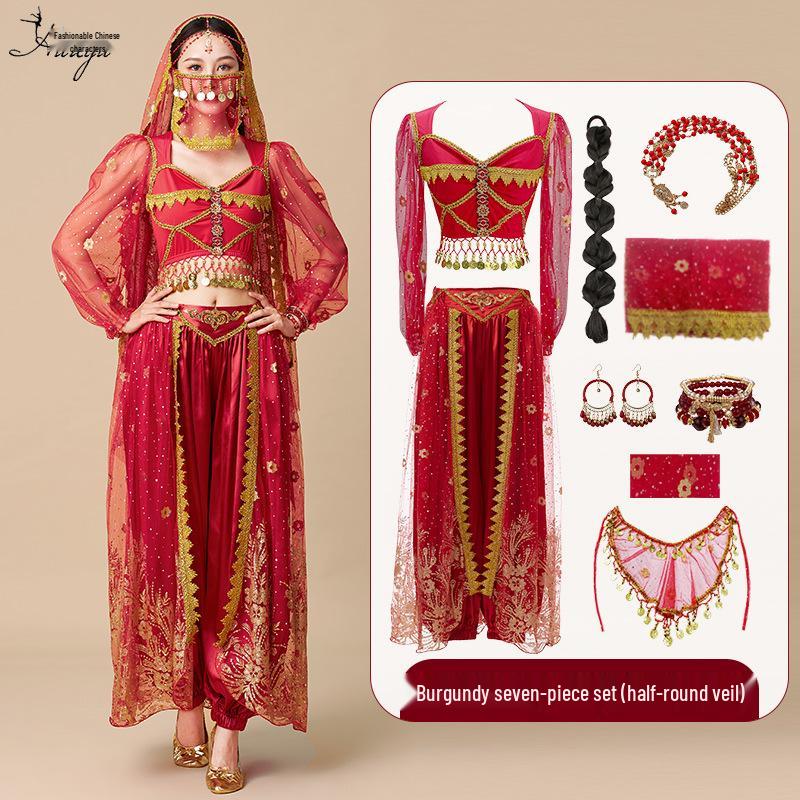 Halloween Jasmine-Inspired Adult Dance Costume Set
