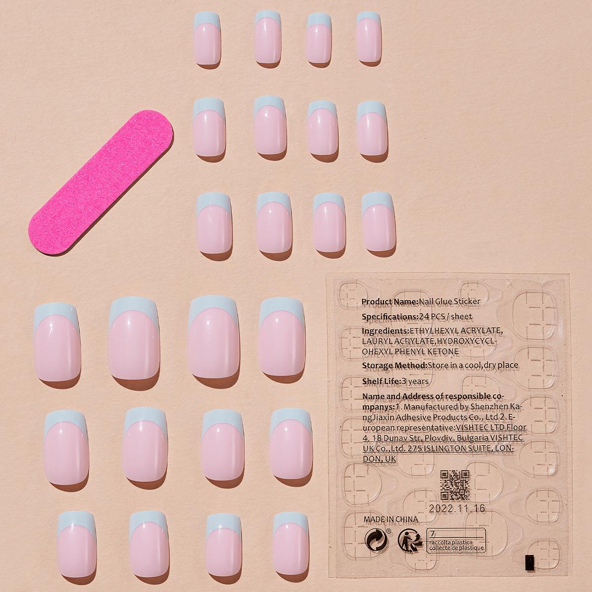 

Носимые наклейки для французского нейл-арта: Готовые типсы и патчи для искусственных ногтей