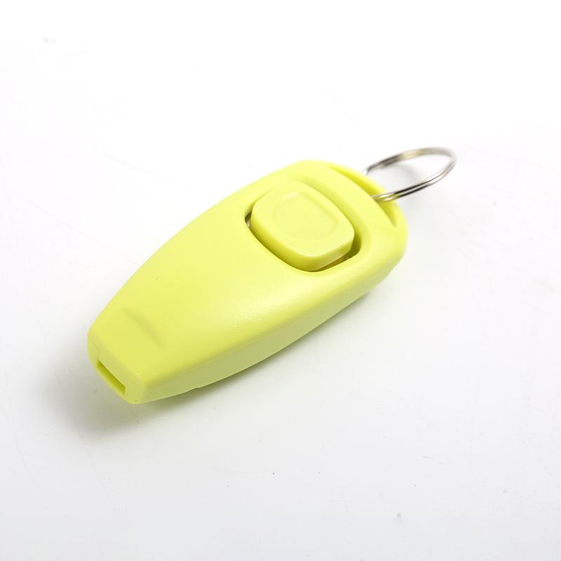 

Кликеры для дрессировки собак 2 в 1 Свисток и кликер Инструменты для дрессировки питомцев с жёлтый