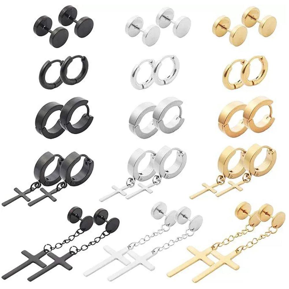 A Variety of Stainless Steel Free Combination Sets, Stud Earrings and Earrings Sets.