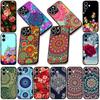 Floral Paisley Mandala Flower Texture Rose for Samsung Galaxy A05 A06 A14 A50 A51 A52 A12 A13 A23 A70 A07 A25 A26 M53 A56 Case
