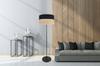 Floor Lamp Standing Metal Lampshade 40Cm Black