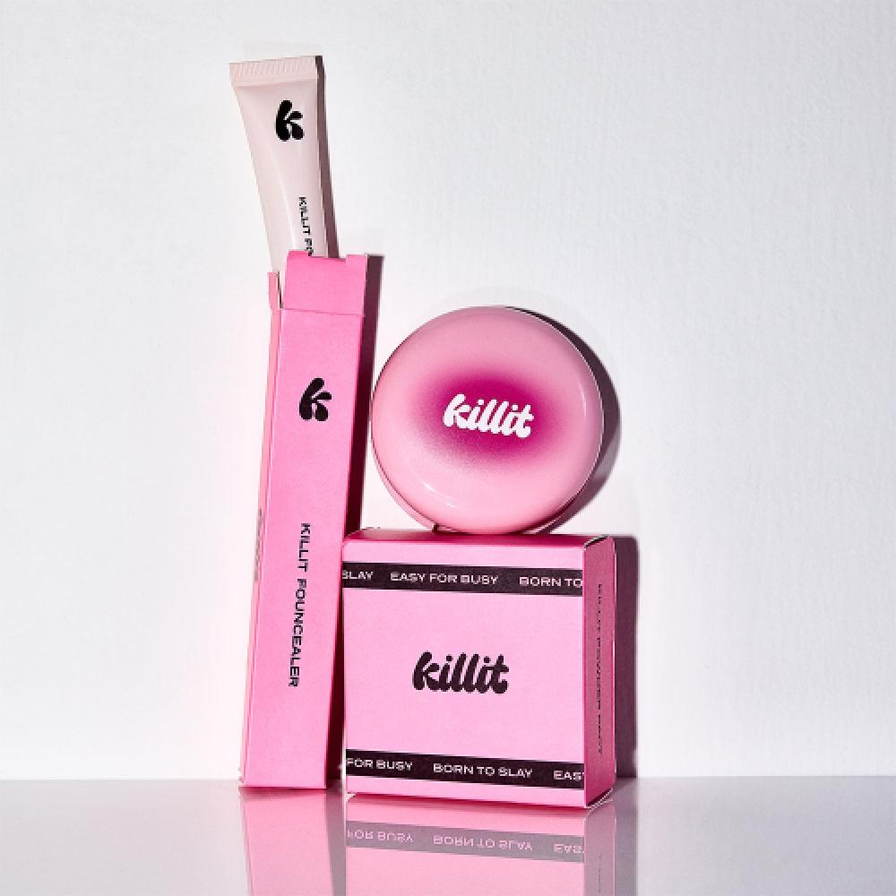 Killit Founcealer + Powder Pact 2 Set 40 cocoa/lavender