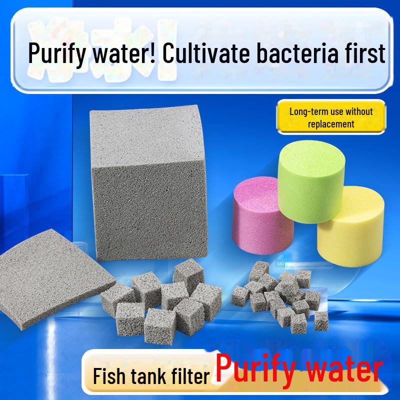 Mini Aquarium Magic Cube Filter - Non-Ceramic Nitrification Biochemical Cotton Filter.
