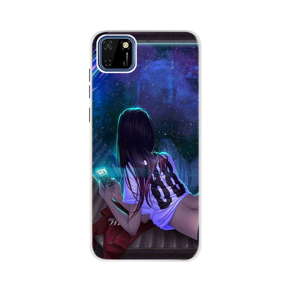 Case For Huawei Honor 9S Case 5.45" Silicon Painted Soft TPU Cover On Honor 9S 9 S S9 DUA-LX9 Phone Back Protective Coque Bumper