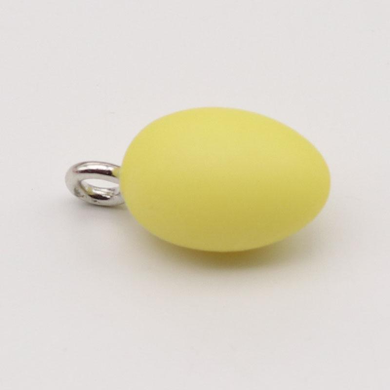 Colorful Acrylic Egg Ornaments: Mini Quail & Goose Egg Pendants for DIY Jewelry.
