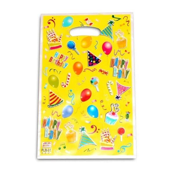 10pcs Children's Birthday Party Pearlescent Film Gift Bag Wedding Candy Bag Plastic Gift Bag