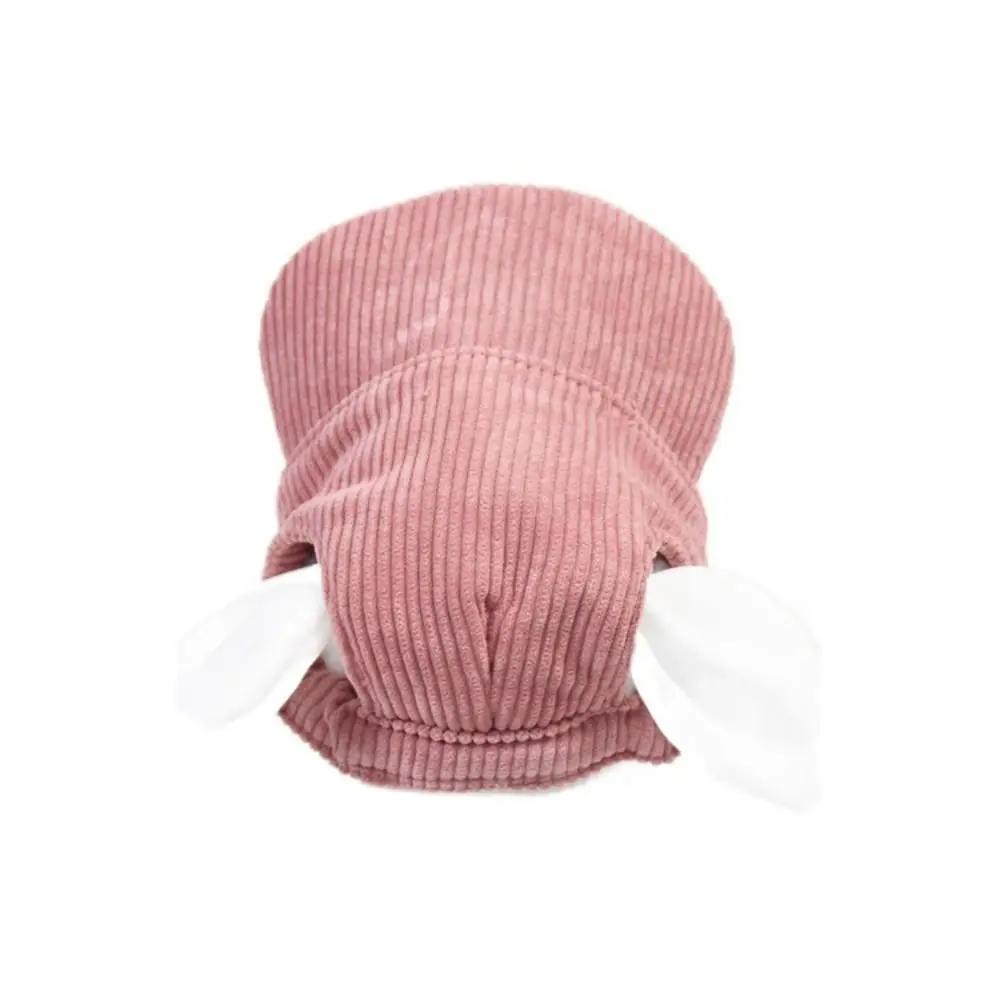 INS Adjustable Dog Baseball Cap Breathable Soft Dog Parent-Child Hat with Ear Holes Pet Sun Hat Hiking with Ear Holes