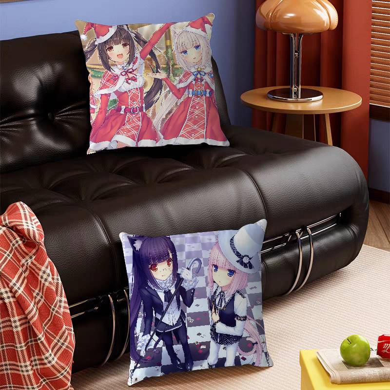 Anime N-Nekoparas Pillowcases Home Bedding Decorative Pillow Cover Wedding Super Soft Pillow Case