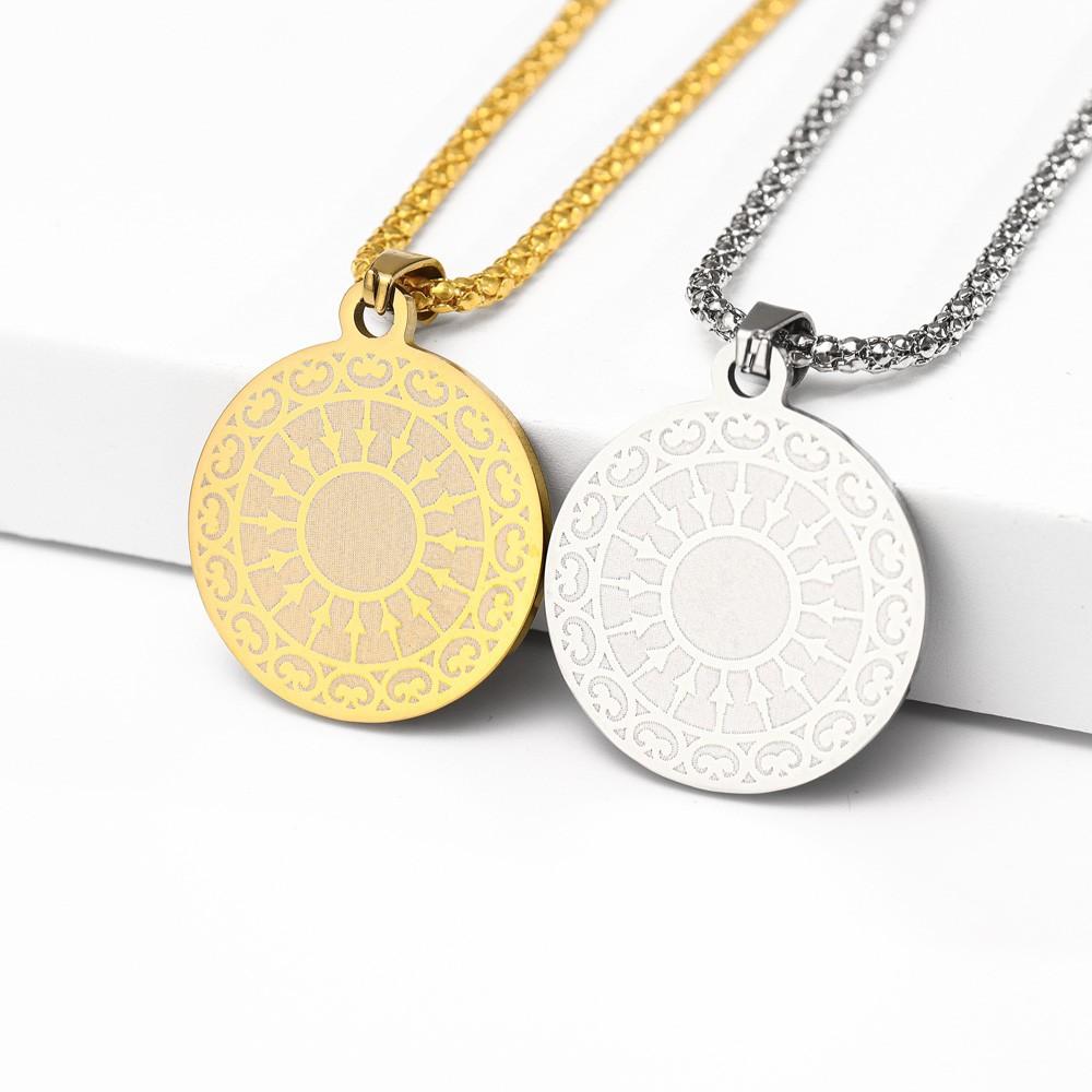 Plated Mandala Necklace Plated Mandala Necklace Mandala Pendant Pendant Necklace