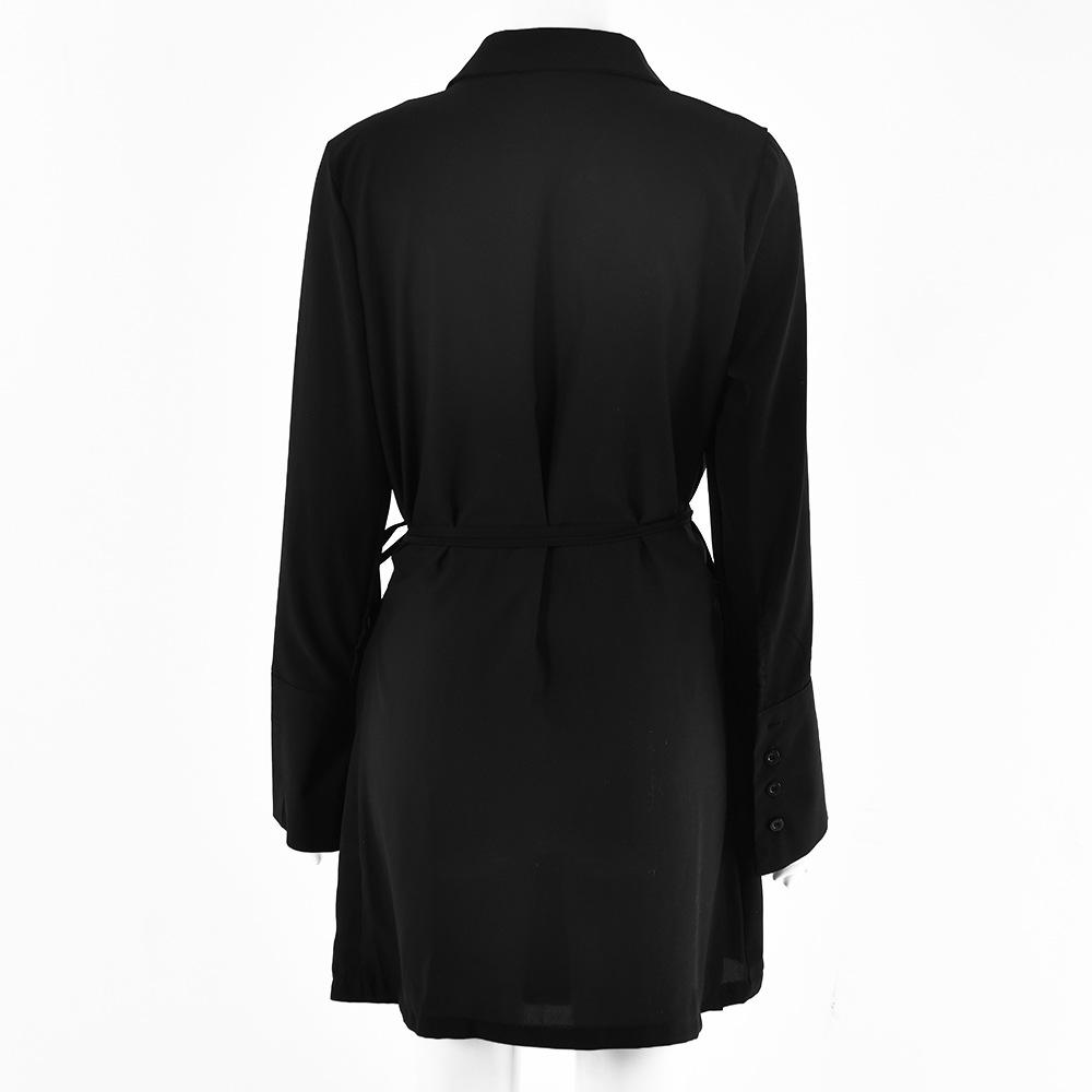 Elegant bodycon sexy Women's dress for women 2022 summer long sleeve V-neck mini dresses woman robe femme ladies vestidos mujer