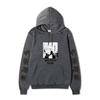 Satoru Gojo Hoodie Unisex Fleece Sweatshirt Dual Sleeve Vertical Japanese Kanji Manga Front Print Anime Pullover