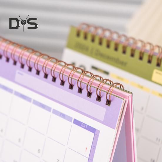 Mini-Tischkalender 2025, Tagesplaner, Klappkalender, To-Do-Liste, Notizblock, Zeitmanagement, Terminplaner, Organizer für Büro, Zuhause, Schule