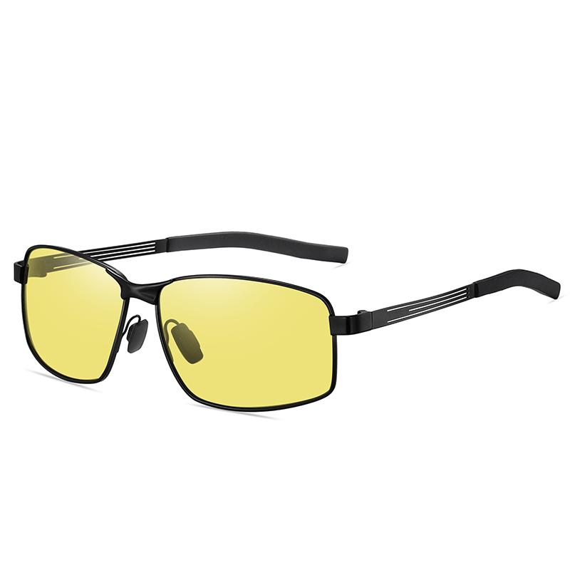 Night Vision Lenses Square Nearsighted Sunglasses With Diopters Outdoors Anti-Glare Prescription Sun Glasses -0.5 -0.75 To -6.0