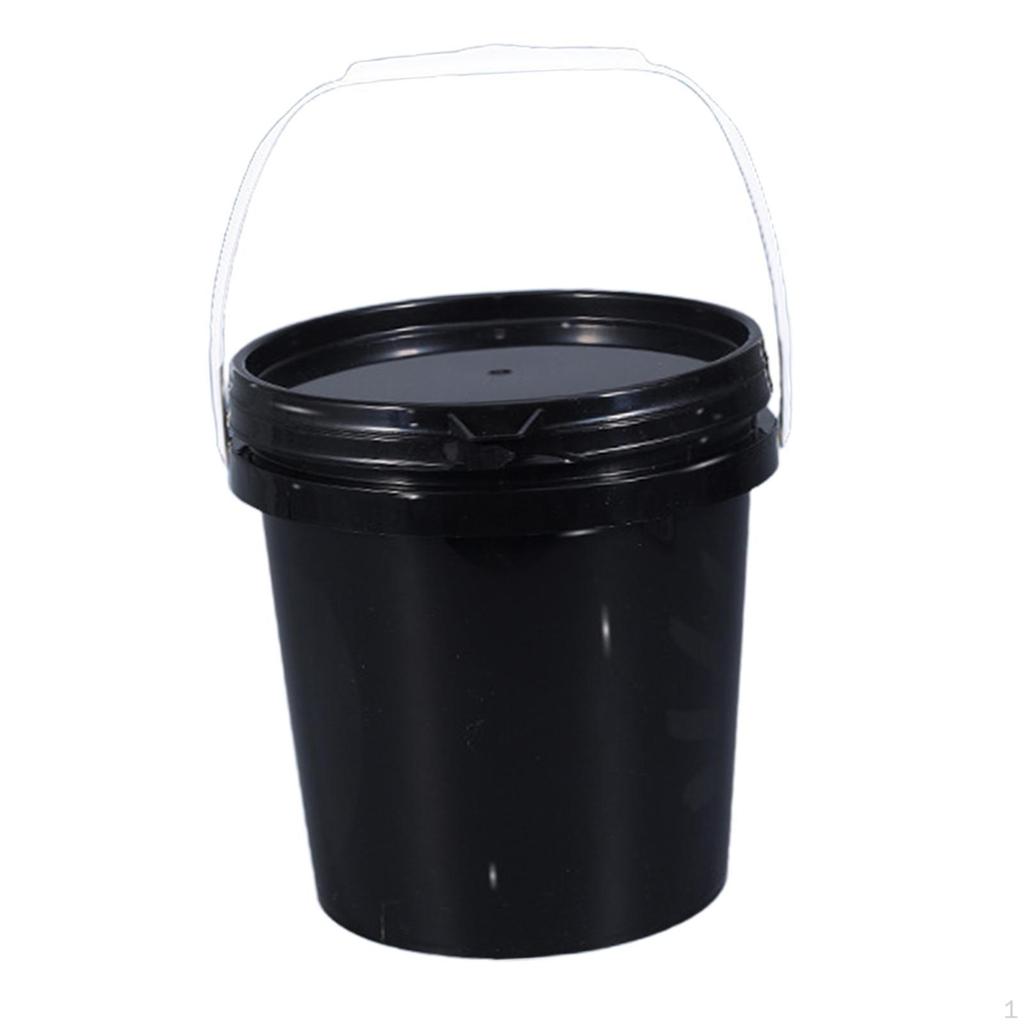 Bucket All Purpose Pail Heavy Duty Sturdy with Handle and Lid Food Storage Container for Gardening