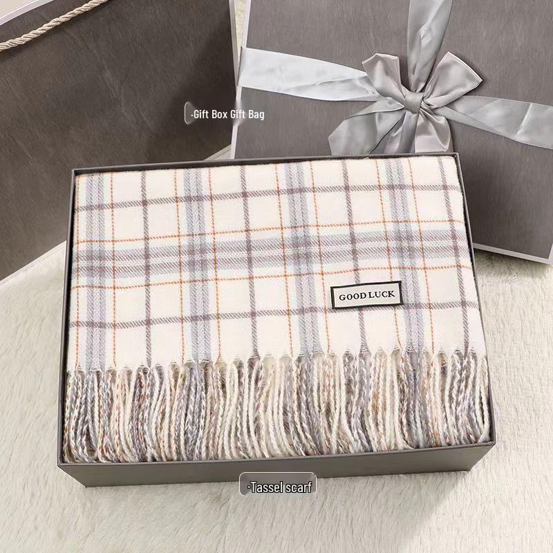 Warm Winter Scarf Gift Box for Women: Christmas, Birthday, or Special Occasion