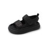 2025 Summer Kids' Sporty Open-Toe Velcro Sandals: Toddler Boys' & Girls' Soft Sole Beach Shoes