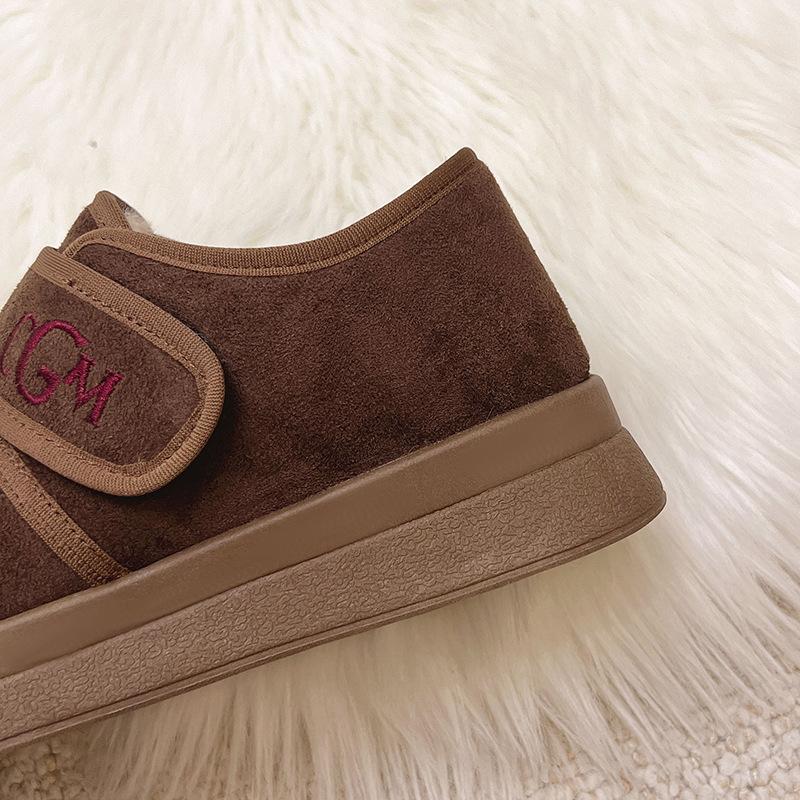 Processing custom winter new non-slip soft bottom piled thickened cotton boots outdoor snow boots versatile cotton boots women