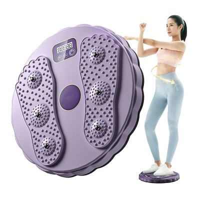 Twist Disk Çevirme Diski Egzersiz Vücut Şekillendirme Tahtaları LCD Ayak Masaj Plakası Bel Egzersiz Ekipmanı Fitness Zayıflama Makinesi