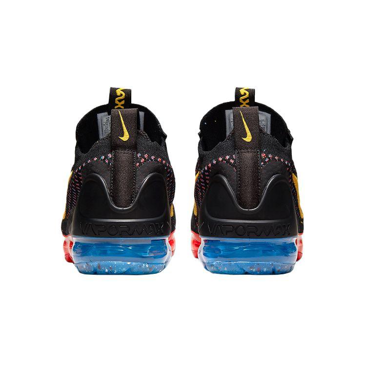 Nike Air VaporMax 2021 Flyknit GS Black Multi Kids Sneakers Photo-Blue Bright-Crimson University-Gold DV2198-001
