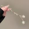Niche High-end Pearl Crystal Interwoven Hairpin Add Dynamic Beauty To Hairstyles Creating An Elegant Refined Atmosphere