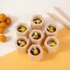 Montessori Wooden Bee Honeycomb Toy for Fine Motor Skills, Ages 3+