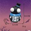 Novelty Eyes Popping Prank Halloween Theme Squeeze Toy Novelty Gag Table Toy Decompressing Pinch Stress Toy Skeleton