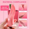 Realistisk tungeslikkende vibrator for kvinner G spot klitorisstimulering miniklit sexleketøy Oppladbar brystvorte onanerer
