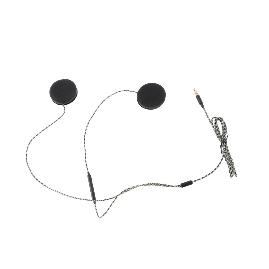 Kabelgebundene Kopfhörer Motorrad Gegensprechanlage Helm Hochwertiges 3,5-mm-Musik-Headset Freihändig mit HD-Mikrofon für